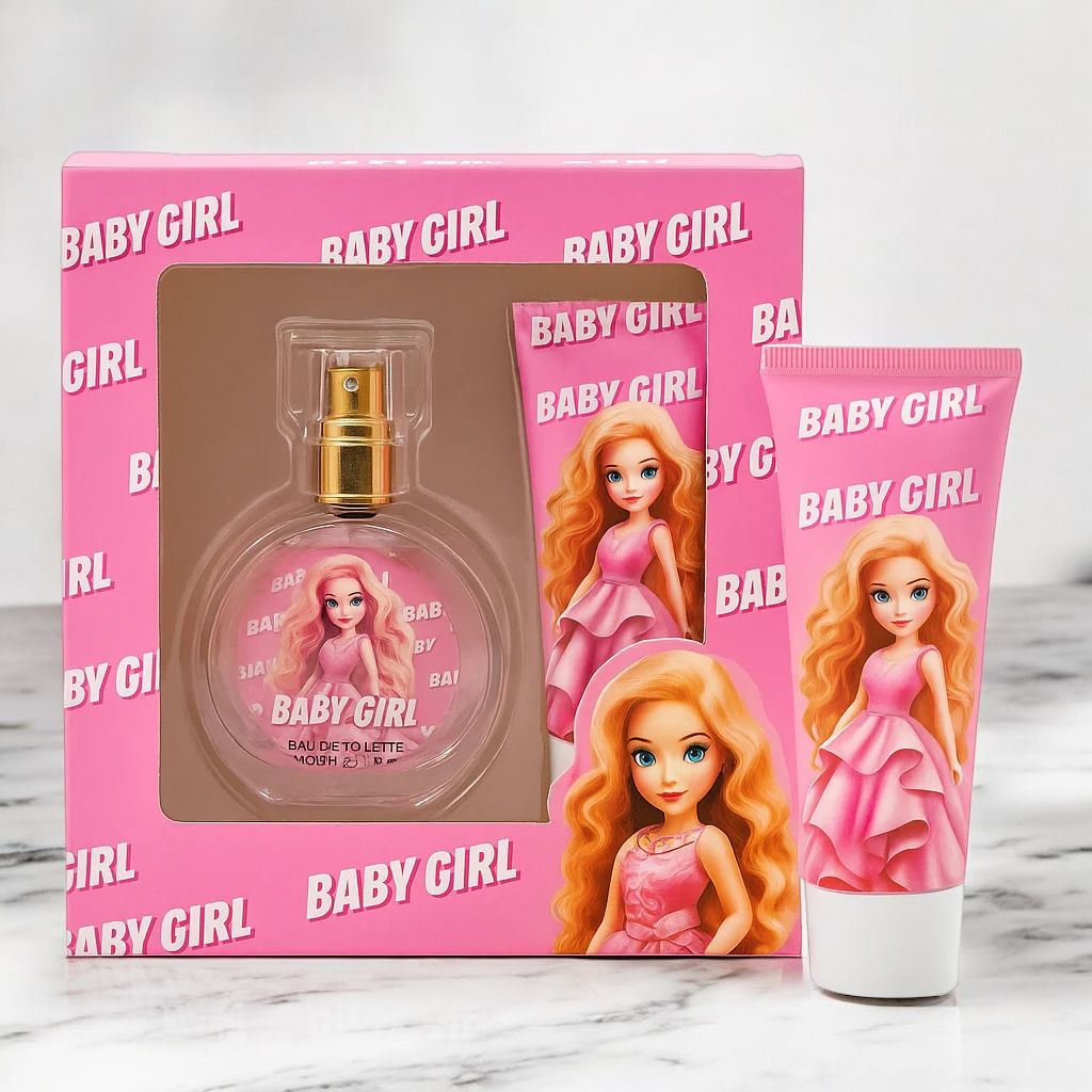 Baby Girl Eau De Toilette gifts sets with perfume lotion for Kids