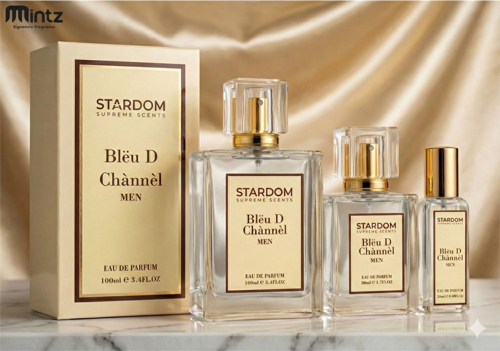 Stardom Blëu D Chànnèl – Eau De Parfum for Men