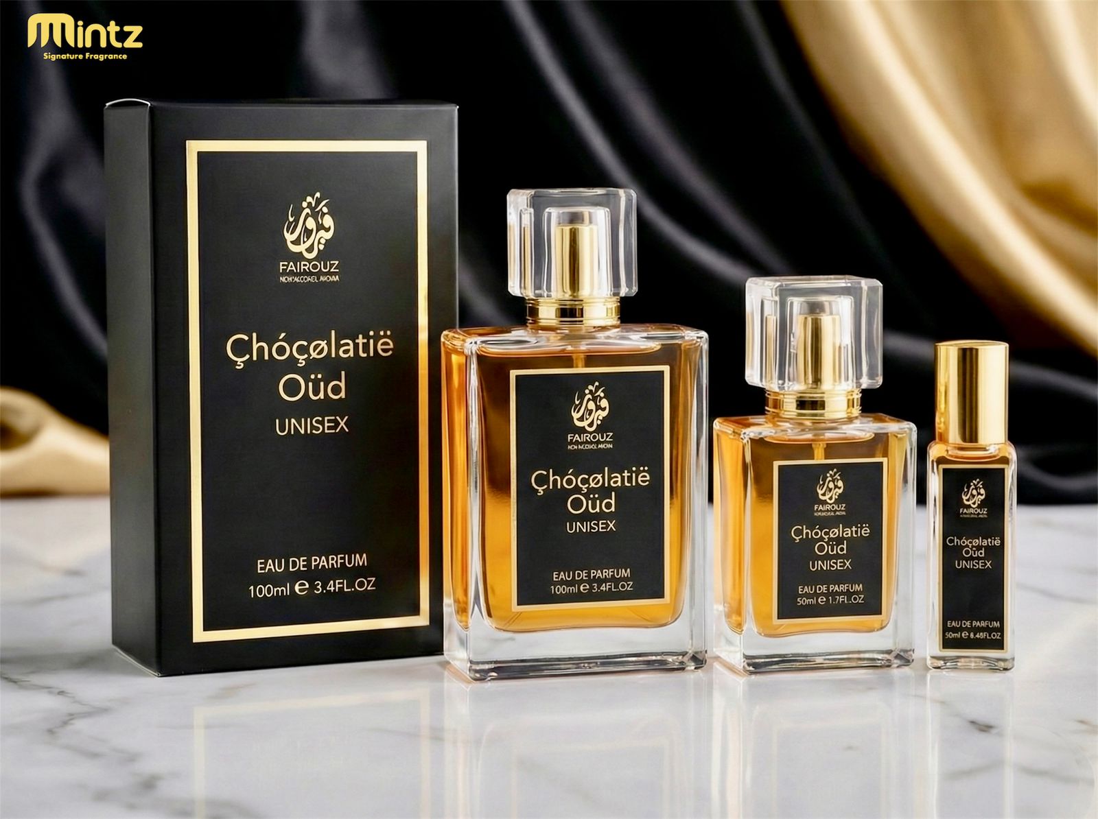 Fairouz Çhóçølatië Oüd – Non-Alcoholic Eau De Parfum for Unisex