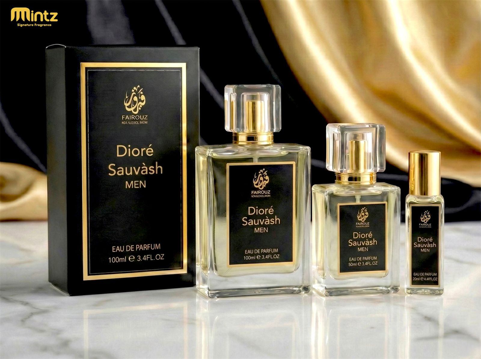 Fairouz Dioré Sauvàsh – Non-Alcoholic Eau De Parfum for Men