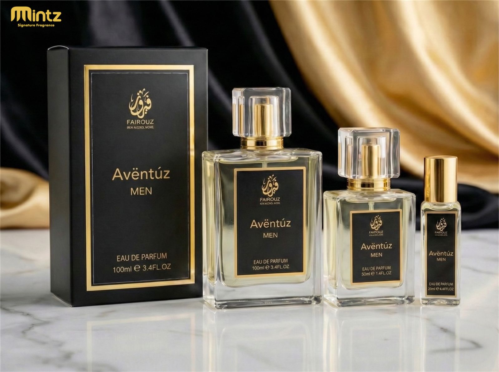 Fairouz Avëntúz – Non-Alcoholic Eau De Parfum for Men