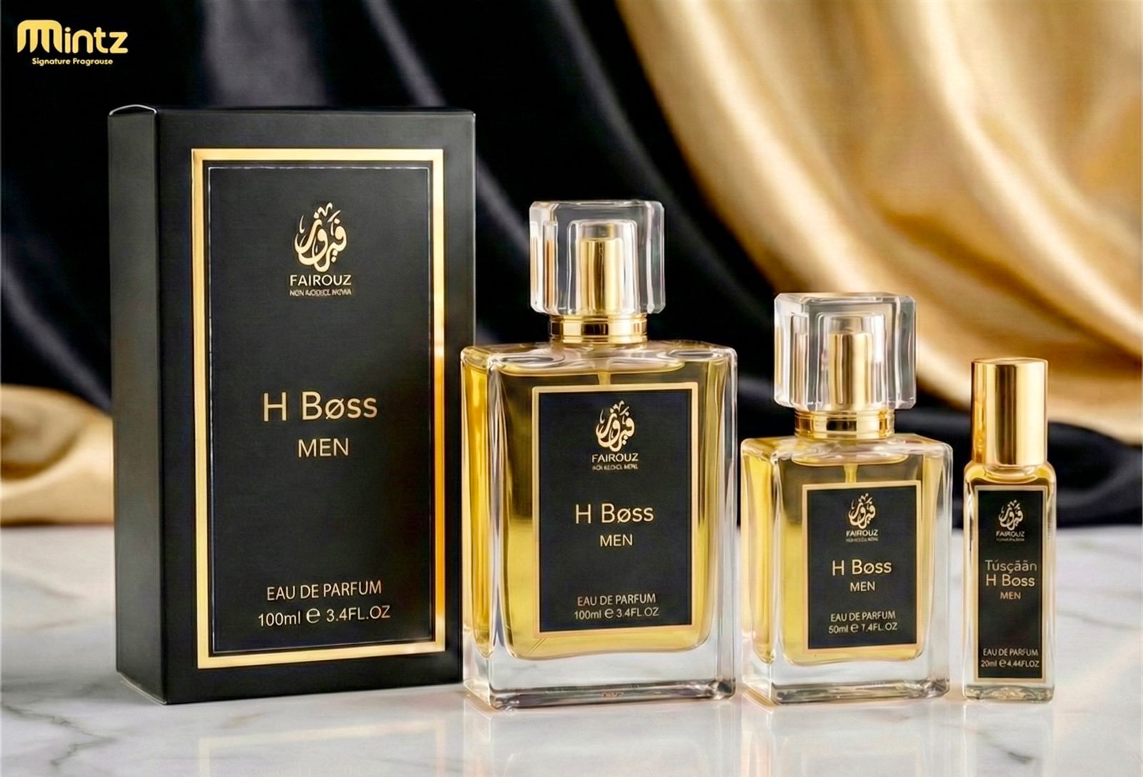 Fairouz H Bøss – Non-Alcoholic Eau De Parfum for Men
