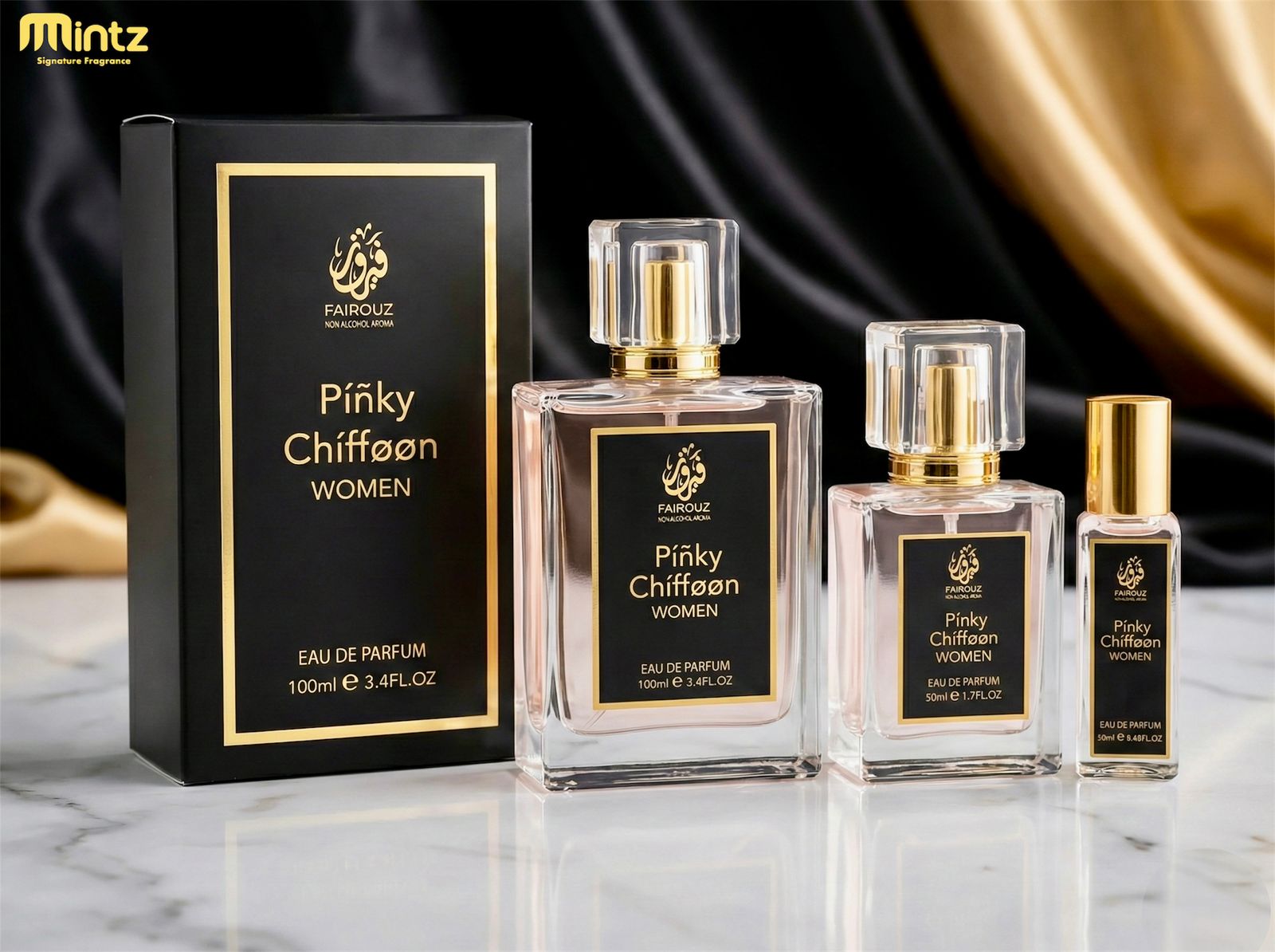 Fairouz Píñky Chífføøn – Non-Alcoholic Eau De Parfum for Women